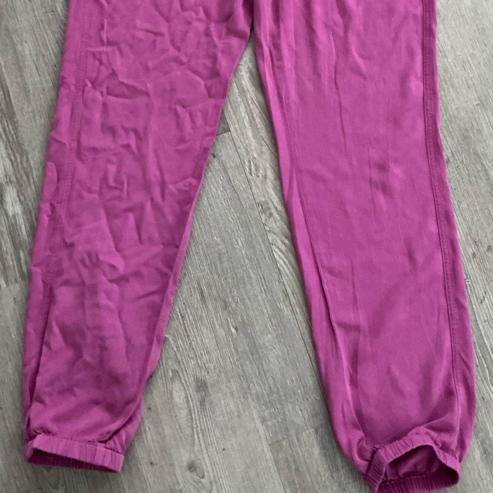 DRAWSTRING WAIST RAYON JOGGERS - Picture 4 of 8